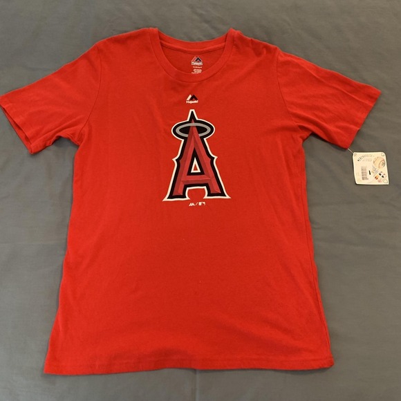 Majestic Other - Los Angeles Angels Shirt Mens XL Red MLB Baseball Majestic Tee T-Shirt Cotton